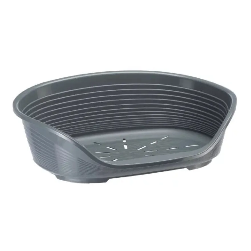Ferplast Siesta Deluxe Cama Plástica Gris Oscuro 1 ud