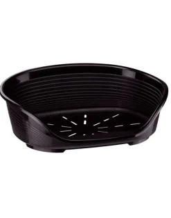 Ferplast Siesta Deluxe 2 Cama para Perros y Gatos Negros 49x36x17.5cm