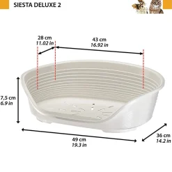 Ferplast Siesta Deluxe 2 Cama Plástica 3kg