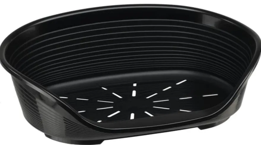 Ferplast Siesta Deluxe 12 Cesta Plástica Negra 5Kg