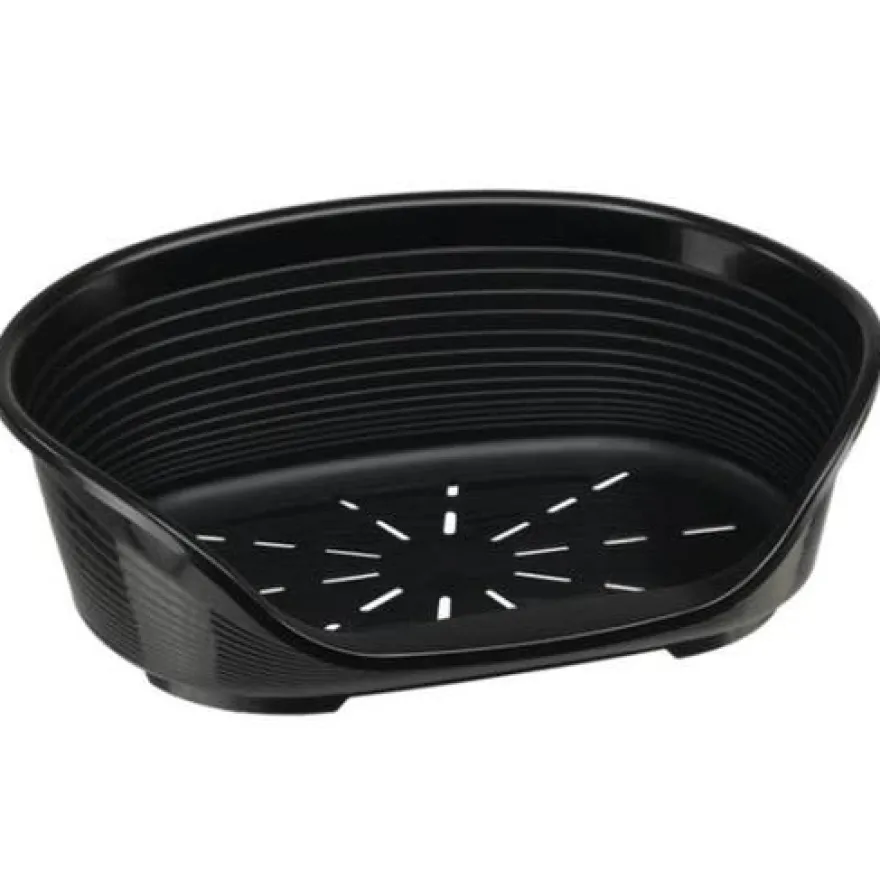 Ferplast Siesta Deluxe 12 Cesta Plástica Negra 5Kg