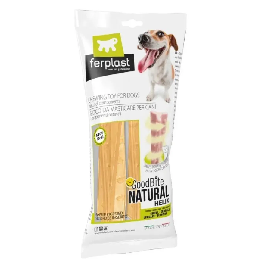 Ferplast Snack Goodbite Natural Helix M Juguete Masticable Beige 2 uds