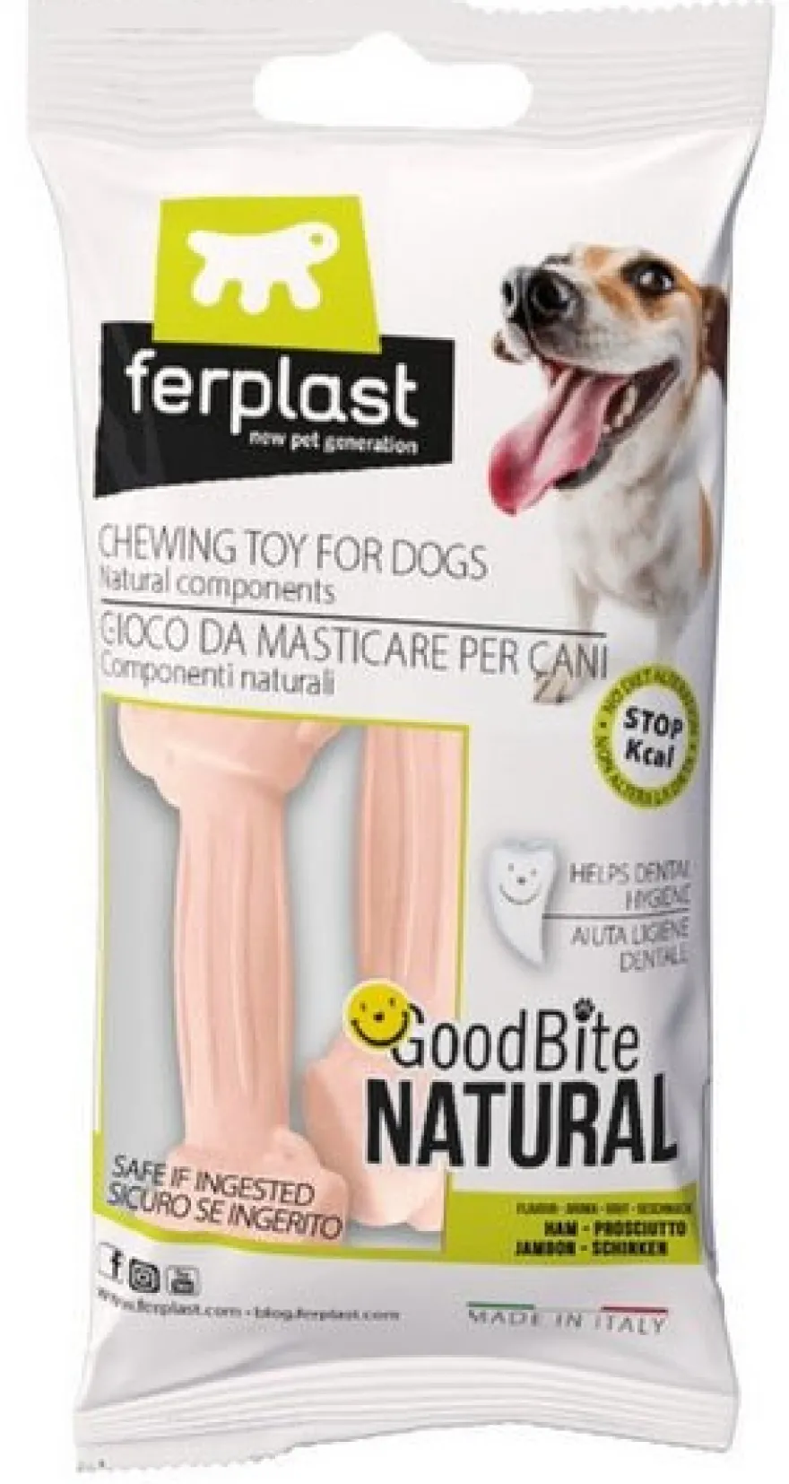 Ferplast Snack Goodbite Natural Jamón XS 2 uds