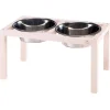 Ferplast Soporte Madera Comederos 1 ud Negro 2390g