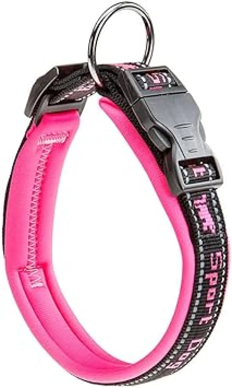 Ferplast Sport Dog C25/65 Collar Ajustable de Nylon Rosa 90g