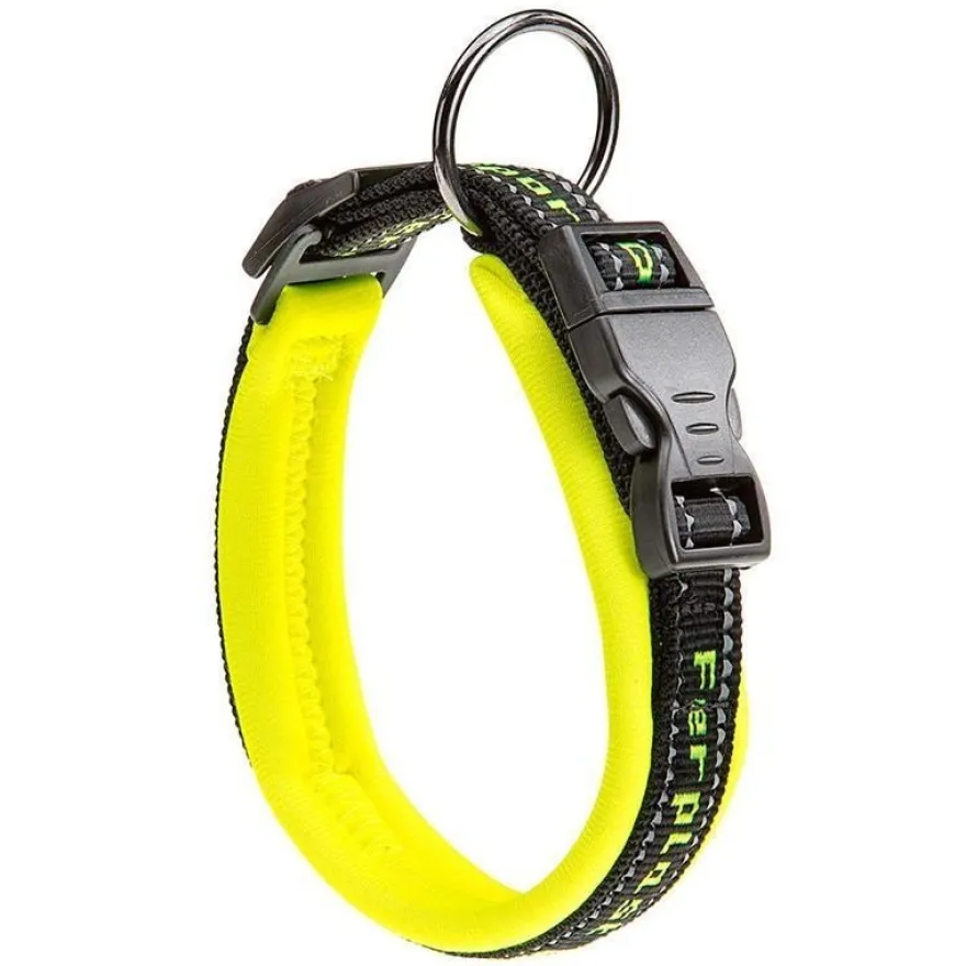 Ferplast Sport Dog C25 Collar Nylon Amarillo 1 ud
