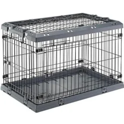 Ferplast Superior 90 Jaula Plegable Perro Mediano Negra 9.48kg