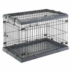 Ferplast Superior 90 Jaula Plegable Perro Mediano Negra 9.48kg