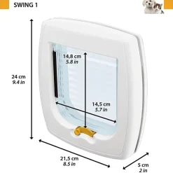 Ferplast Swing 1 Puerta para Animales Marrón 1 ud