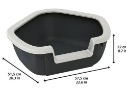 Ferplast Toilette Gatos Dama Bandeja de Arena 1 ud