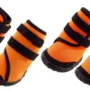 Ferplast Trekking Shoes Botas Naranja y Negro 4 piezas