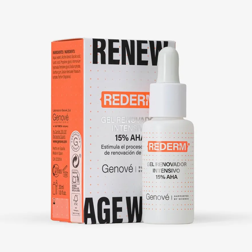 Fluidbase Rederm 15% AHA Renovador Facial 30 ml