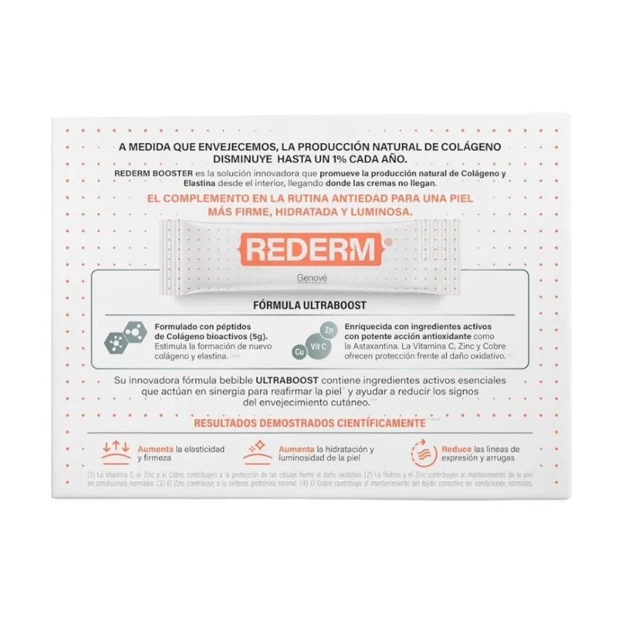 Fluidbase Rederm Colágeno Bebible Sobres 20x25 ml