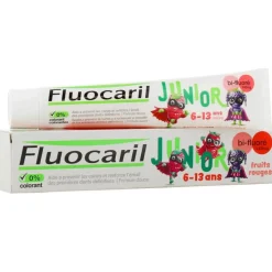 Fluocaril Junior Gel Dentífrico Sabor Frutas Rojas 75ml