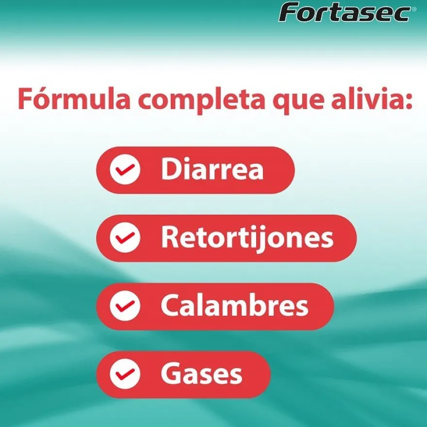 FORTASEC Plus 2mg/125mg (12 comprimidos)