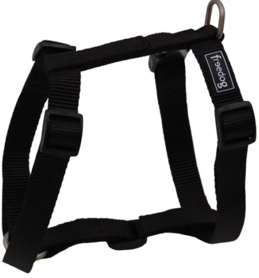 Freedog Arnés Nylon Basic Negro XS 0.8cm