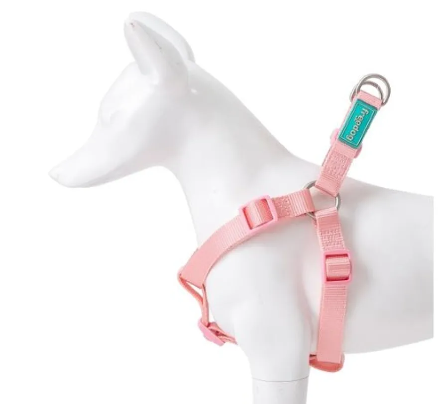 Freedog Arnés Nylon Basic Tipo A Rosa 1 ud