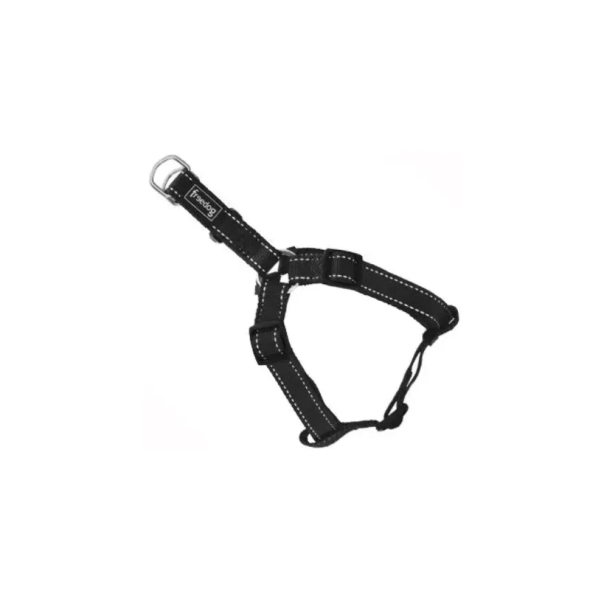 Freedog Arnés Tipo A Nylon Reflectante Negro 1 ud