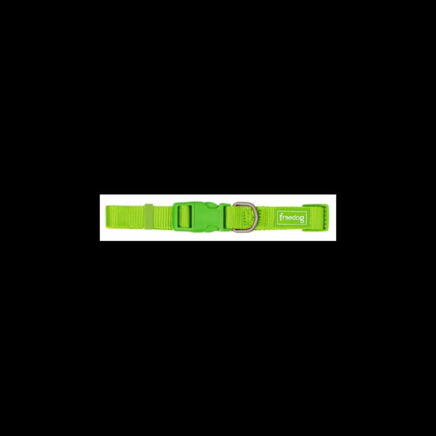Freedog Basic Collar de Nylon Verde Lima 25mm x 38-66cm