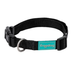 Freedog Basic Collar de Nylon Negro 35-60 cm, 20 mm