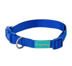 Freedog Basic Collar para Mascotas Nylon Azul 35-60cm