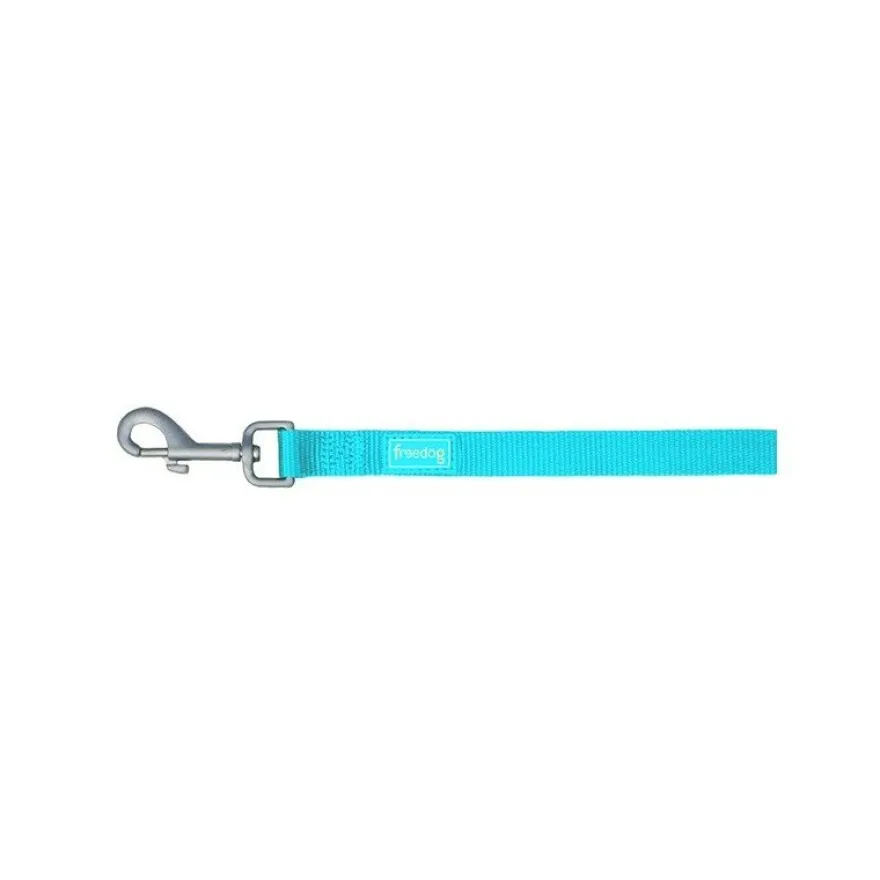 Freedog Basic Correa de Nylon Turquesa 120cm
