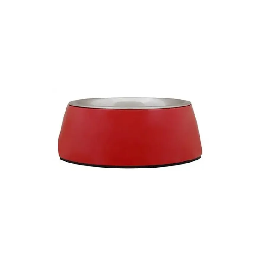 Freedog Bowl Melamina Inox Rojo 520ml