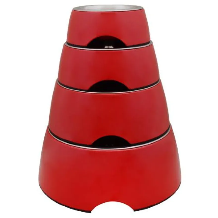 Freedog Bowl Melamina Inox Rojo 210ml