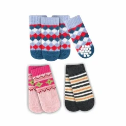 Freedog Calcetines Antideslizantes Surtidos 4 ud