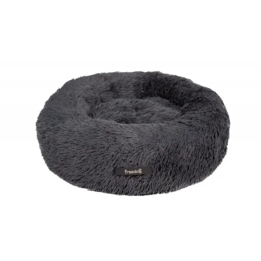 Freedog Cama Donut Antiestrés Gris 100cm