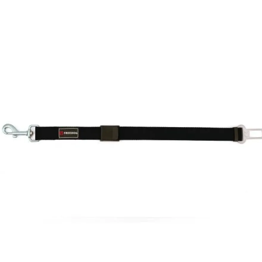 Freedog Cinturón de Seguridad Negro 36-56cm