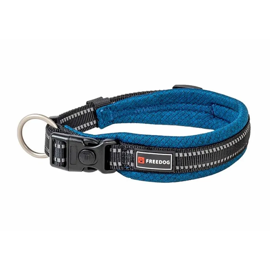 Freedog Collar Acolchado Shiva Azul Marino 100g