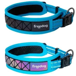 Freedog Collar Boreal Azul Capri Collar Reflectante 200g