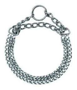 Freedog Collar Estrangulador Doble Cadena 65cm, 160g
