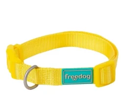 Freedog Collar Nylon Basic Amarillo 1 ud