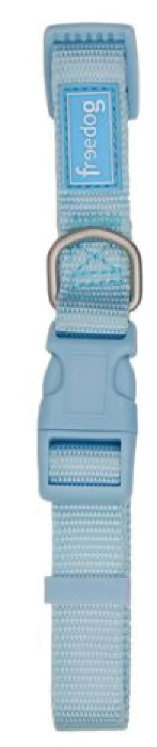 Freedog Collar Nylon Basic Azul Cielo 15mm 35-50cm