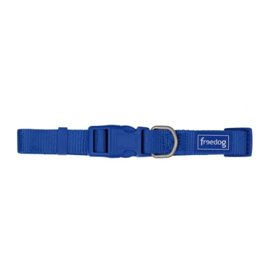 Freedog Collar Nylon Basic Azul 10mm 1 ud