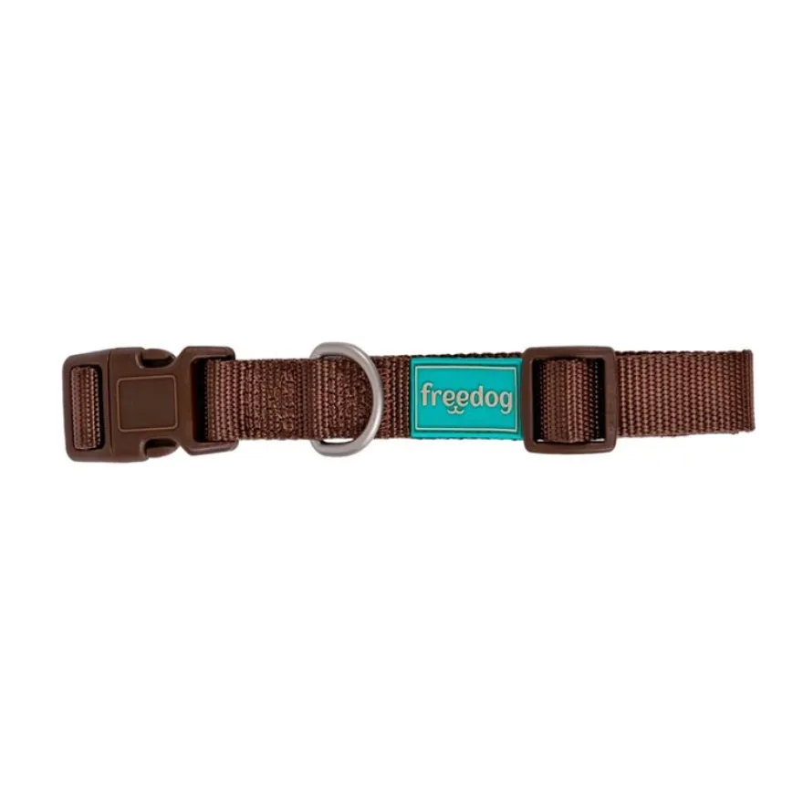 Freedog Collar Nylon Basic Marrón 1 ud