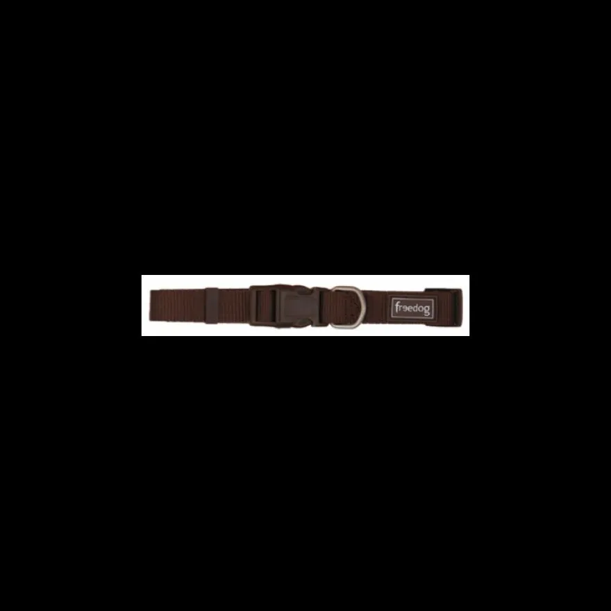 Freedog Collar Nylon Basic Marrón 1 ud