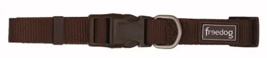 Freedog Collar Nylon Basic Marrón 1 ud