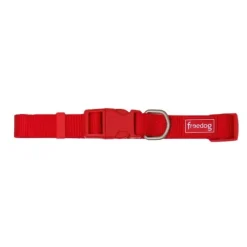 Freedog Collar Nylon Basic Rojo 15mm