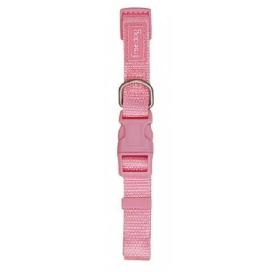 Freedog Collar Nylon Basic Rosa 25mm 1 ud