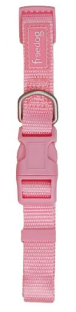 Freedog Collar Nylon Basic Rosa 10mm 1 ud