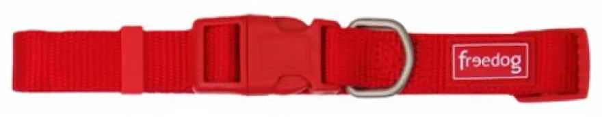 Freedog Collar Nylon Basic Rojo 20/35cm