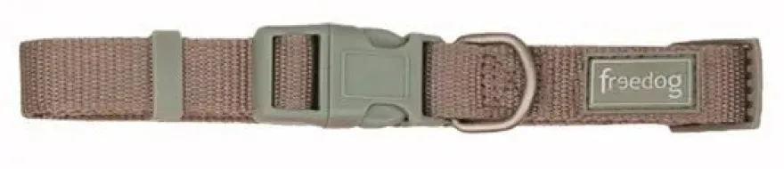 Freedog Collar Nylon Basic Verde Salvia 10mm