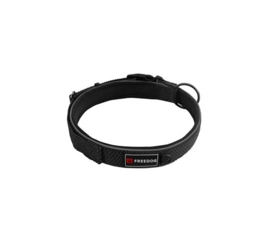 Freedog Collar Nylon Extreme Negro 25-36cm