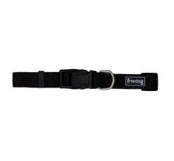Freedog Collar Nylon Negro Ajustable 10g