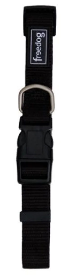 Freedog Collar Nylon Negro Ajustable 10g
