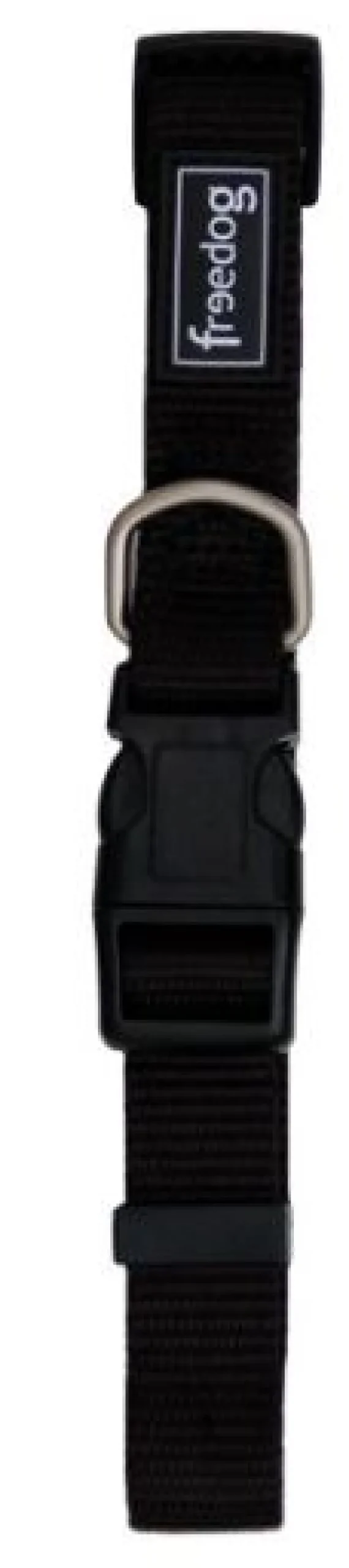 Freedog Collar Nylon Negro Ajustable 10g