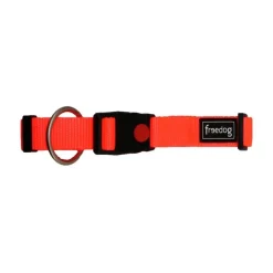 Freedog Collar Nylon Neon Naranja Fluor 30-50cm